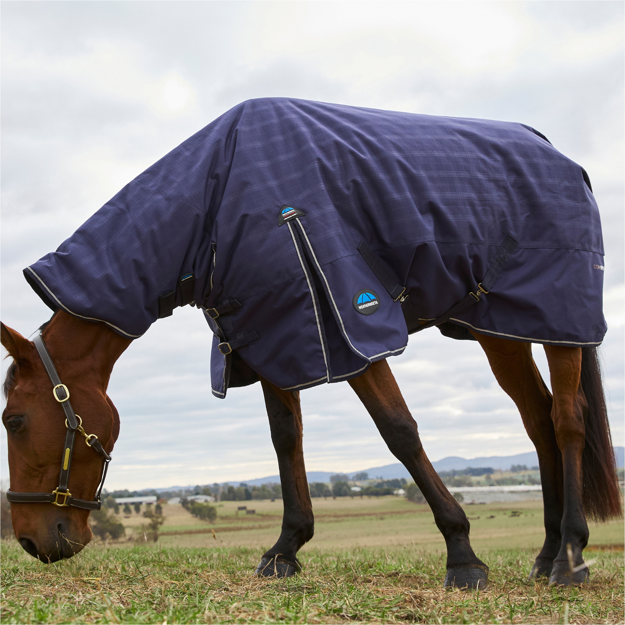 2025 Weatherbeeta Comfitec Vorläufig Sich Herausstellen Combo 220G 1029030 - Navy Embossed Plaid